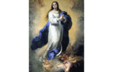 /obraz: Maryja Niepokalanie Poczęta, Immaculata, Bartolomé Esteban Murillo, ok. 1660–1665, olej na płótnie, Muzeum Prado, Madryt/
